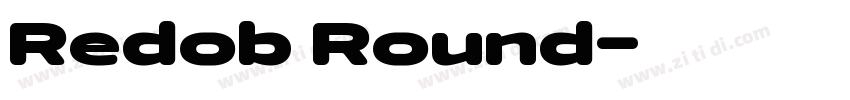 Redob Round字体转换